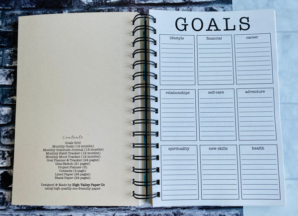 Live the life you love - Goals Planner Journal