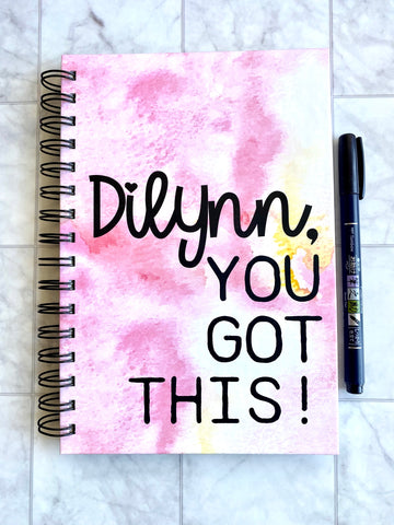 You Got This - Personalized Homeschool Undated Weekly Planner for Kids
