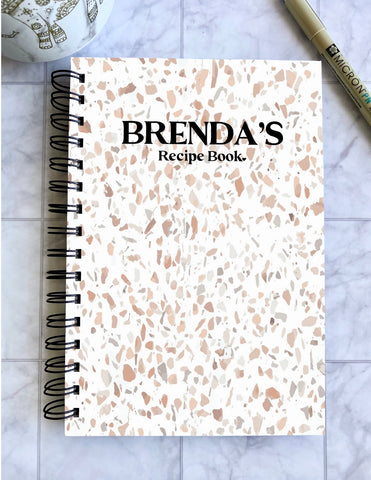 Mosaic Tile - Personalized Hardcover Recipe Journal